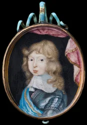 Miniature Portrait of Charles XI, King of Sweden 1660-1697, as a Child